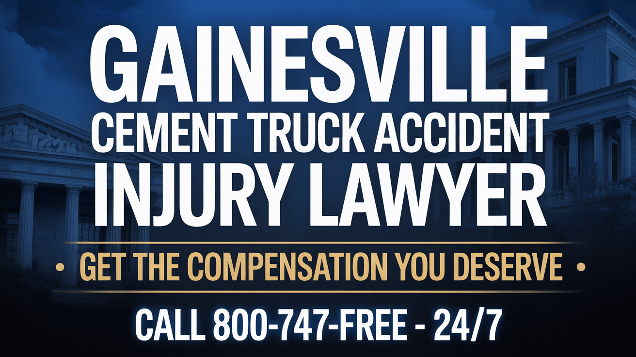 Gainesville Cement Truck Accident Injury Lawyer