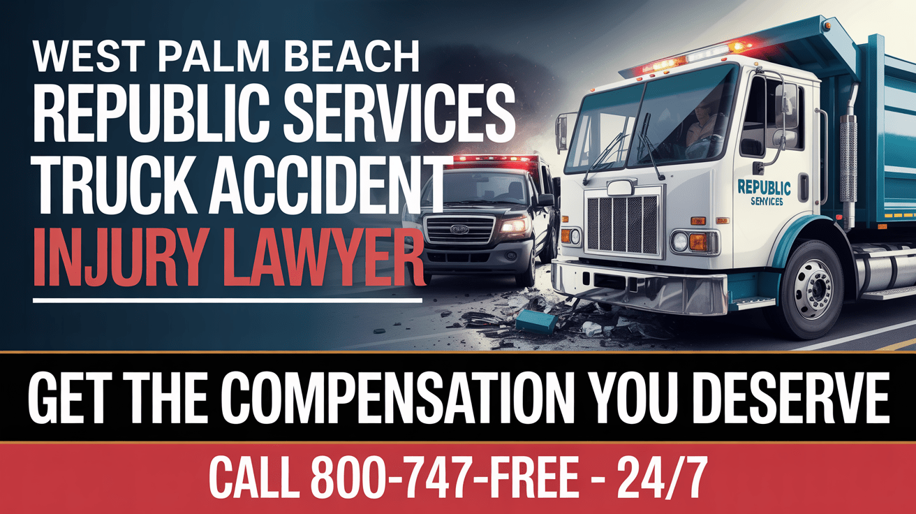 West Palm Beach Republic Services Truck Accident Injury Lawyer
