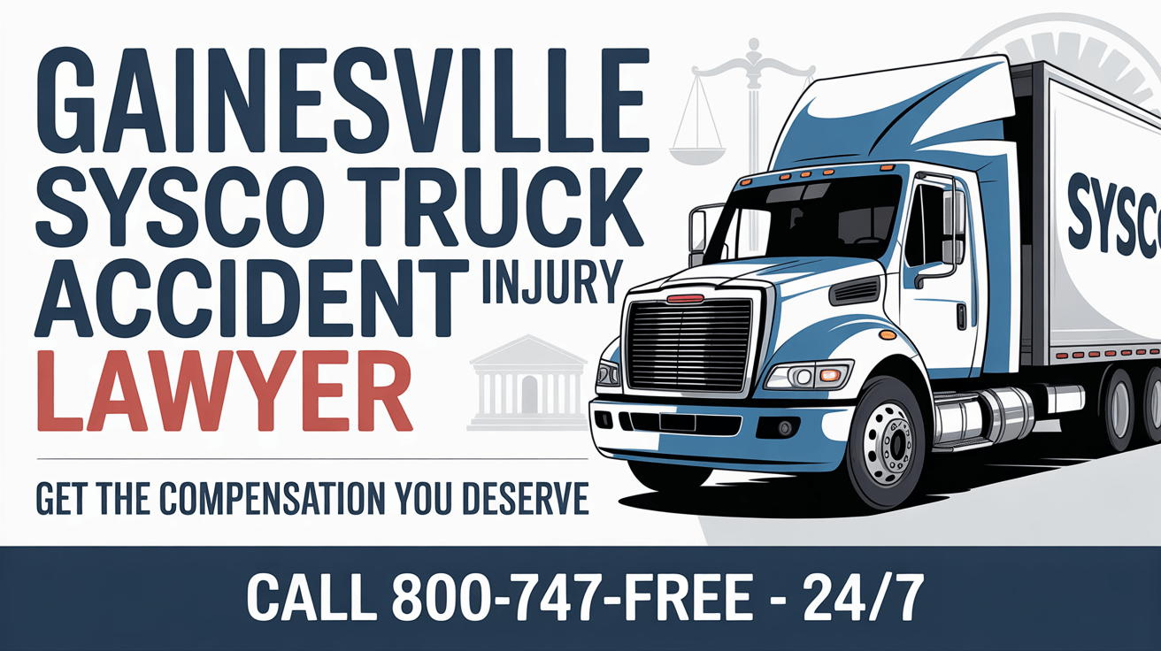 Abogado de Lesiones por Accidentes de Camiones de Gainesville Sysco