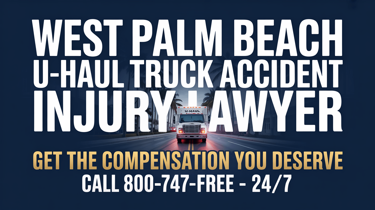 Abogado de lesiones por accidente de camión U-Haul en West Palm Beach