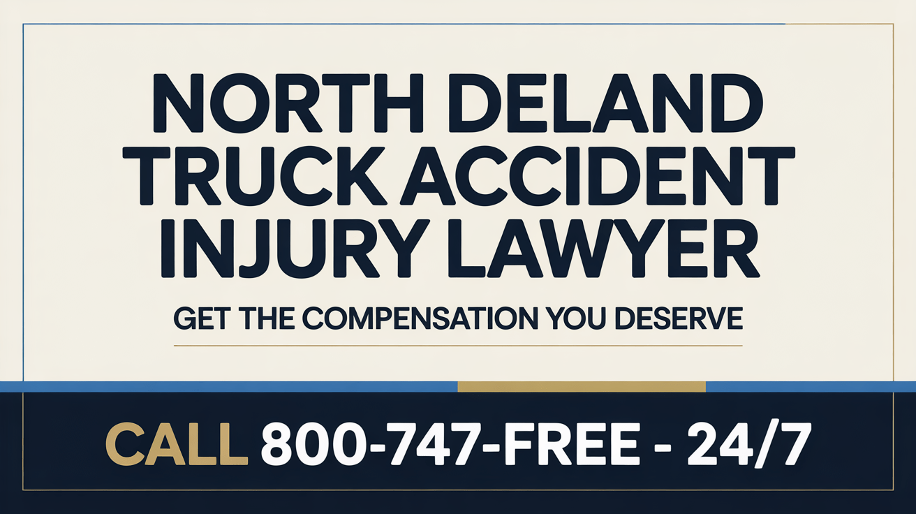 Abogado de Lesiones por Accidentes de Camión en North Deland