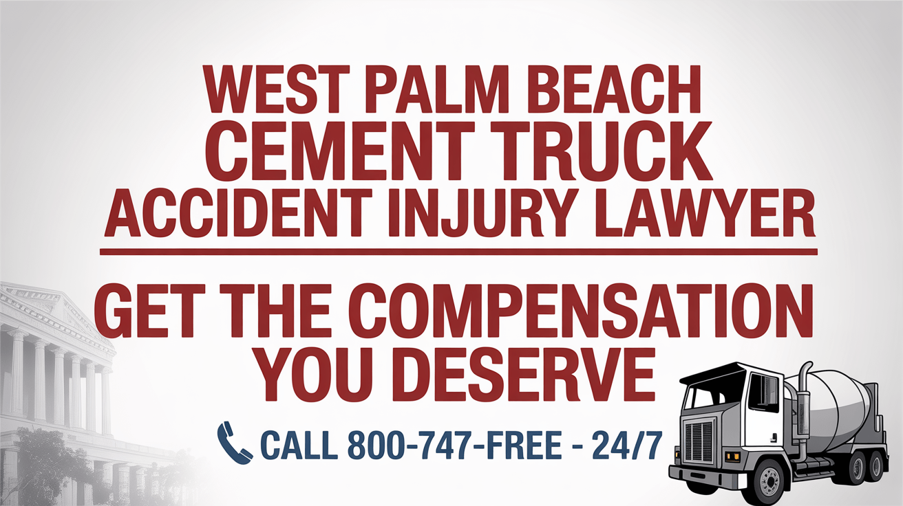 West Palm Beach Cement Truck Accident Lawyer