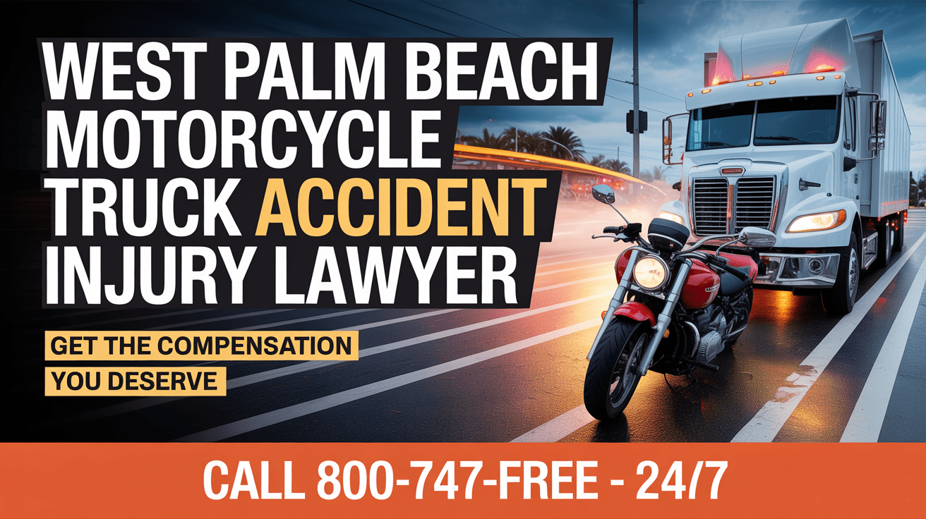 Abogado de Lesiones por Accidentes de Motocicleta y Camión en West Palm Beach