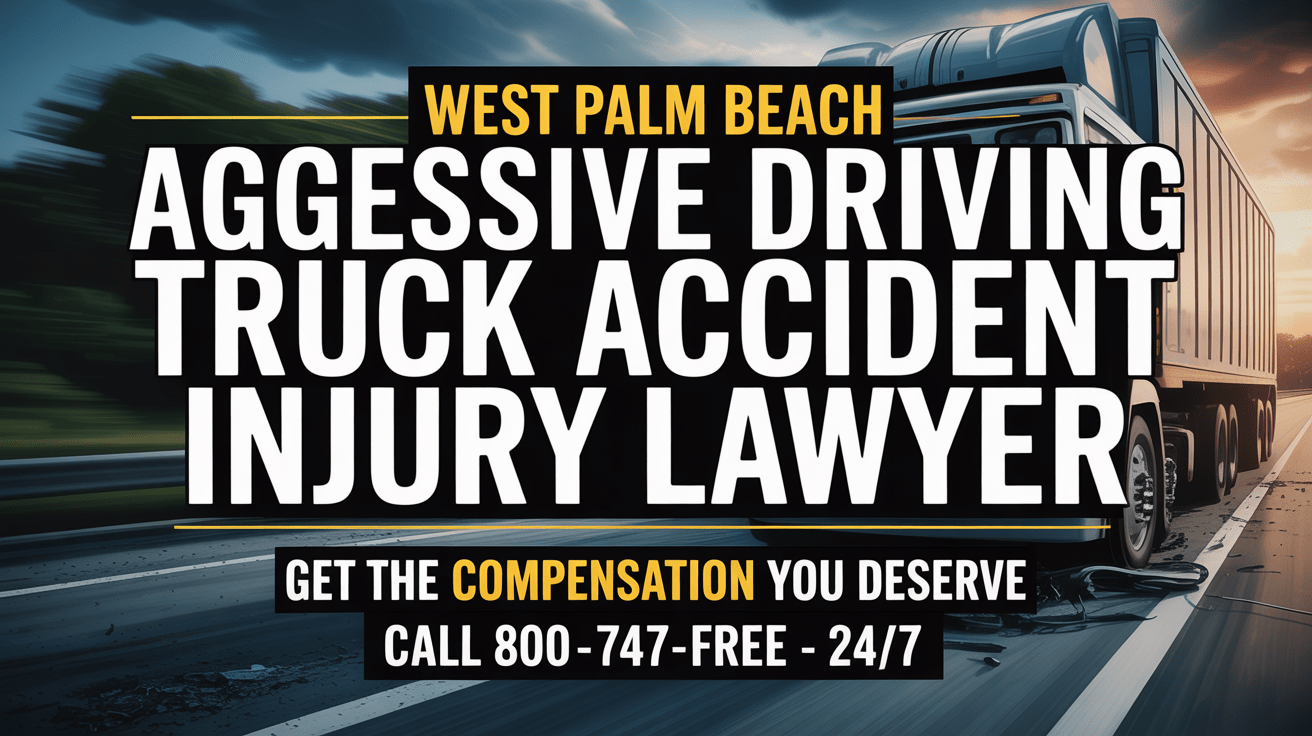 West Palm Beach Aggressive Driving Truck Accident Injury Lawyer