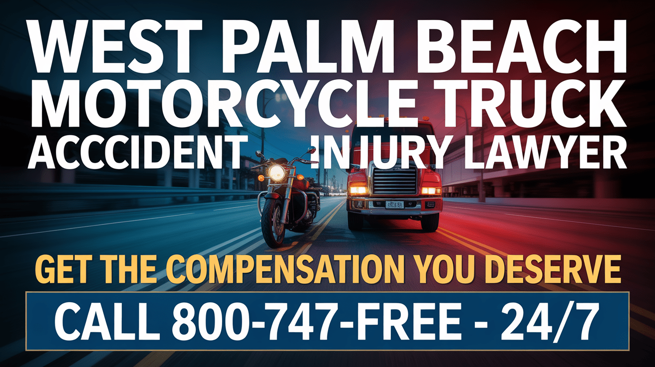 Abogado de Lesiones por Accidentes de Motocicleta y Camión en West Palm Beach