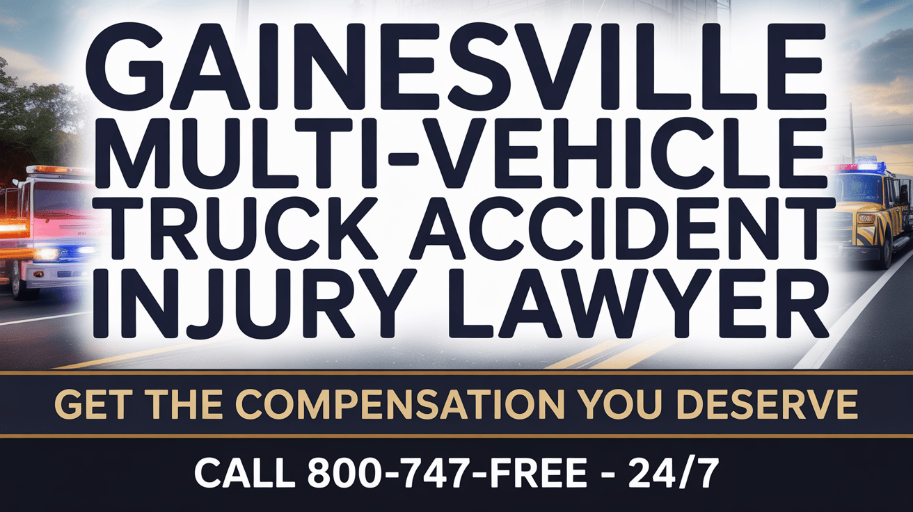 Gainesville Multi-Vehicle Truck Accident Injury Lawyer