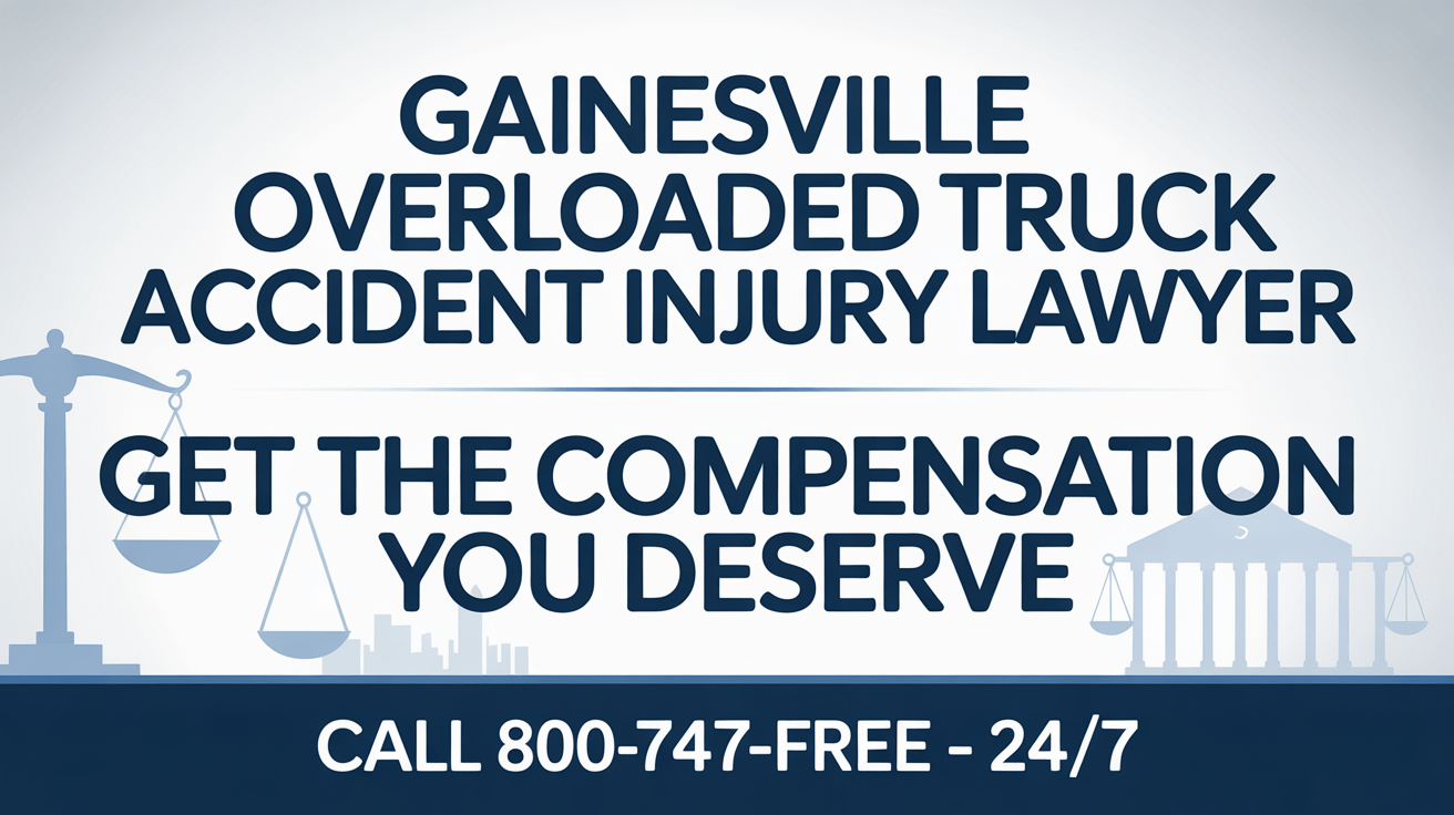 Abogado de Lesiones por Accidentes de Camiones Sobrecargados en Gainesville