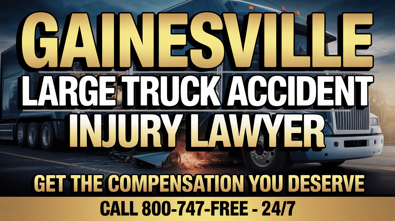 Abogado de Lesiones por Accidentes de Camiones Grandes en Gainesville