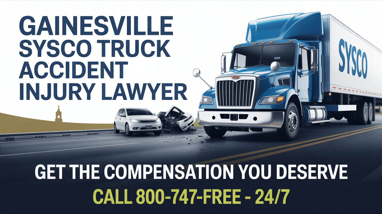 Abogado de Lesiones por Accidentes de Camión Sysco en Gainesville