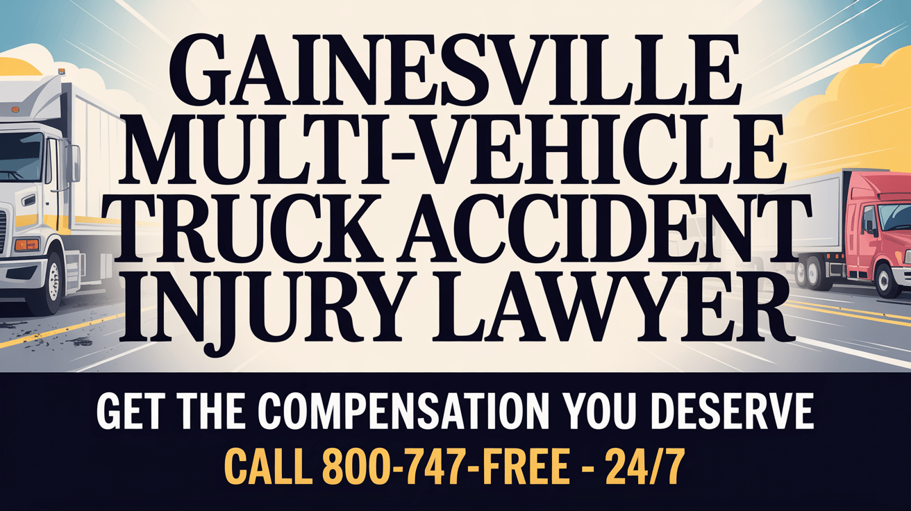 Gainesville Multi-Vehicle Truck Accident Injury Lawyer