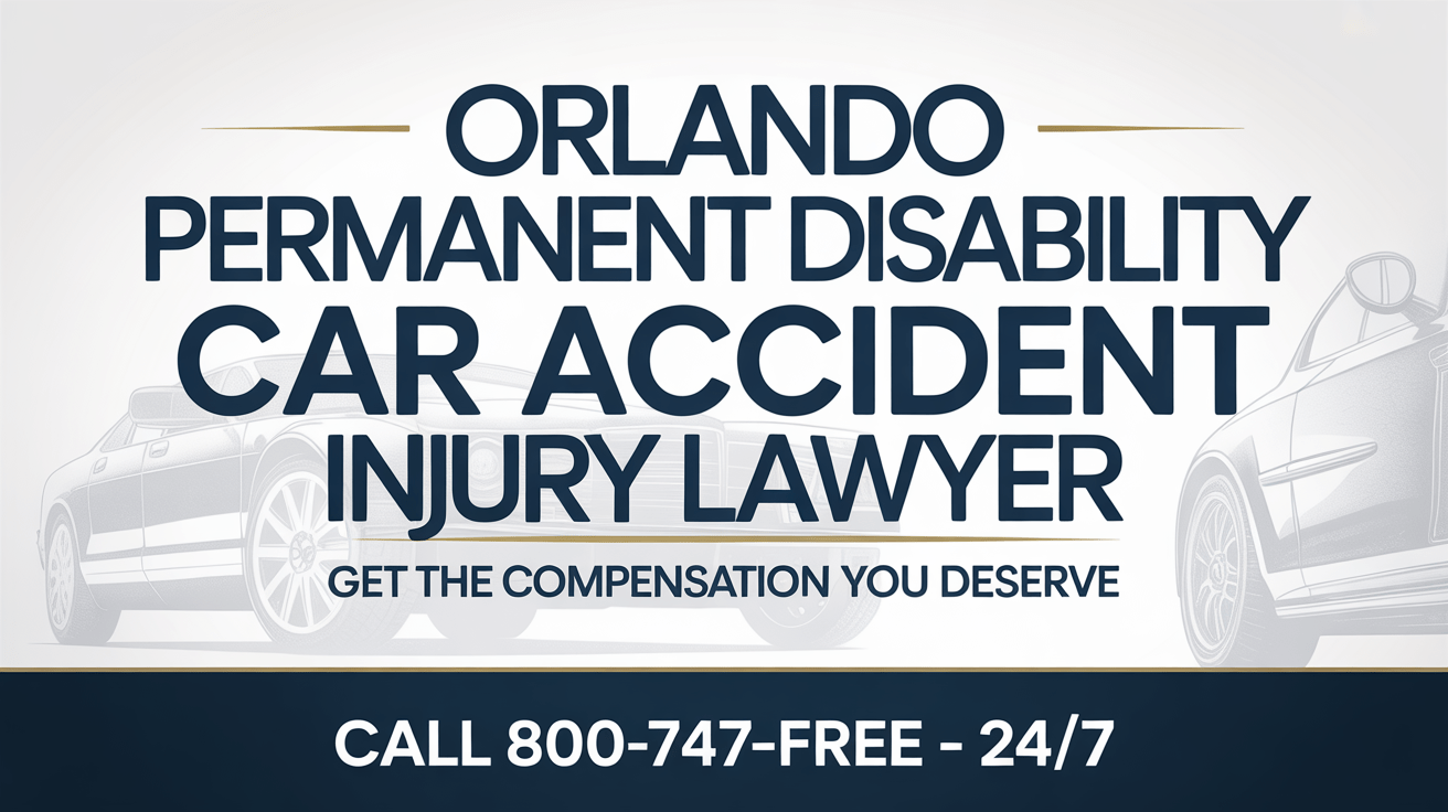 Abogado de lesiones por accidente de automóvil con discapacidad permanente en Orlando