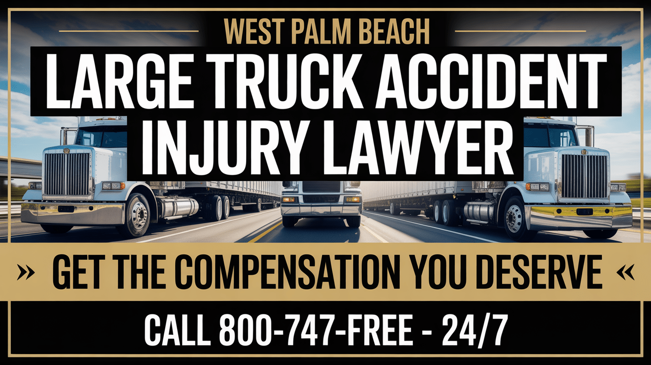 Abogado de Lesiones por Accidentes de Camiones Grandes en West Palm Beach