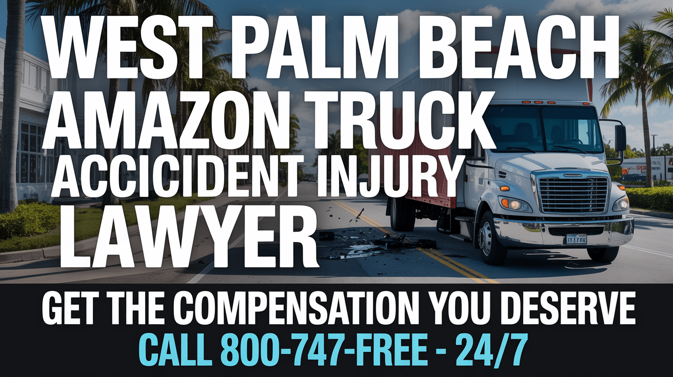 Abogado de lesiones por accidente de camión de Amazon en West Palm Beach