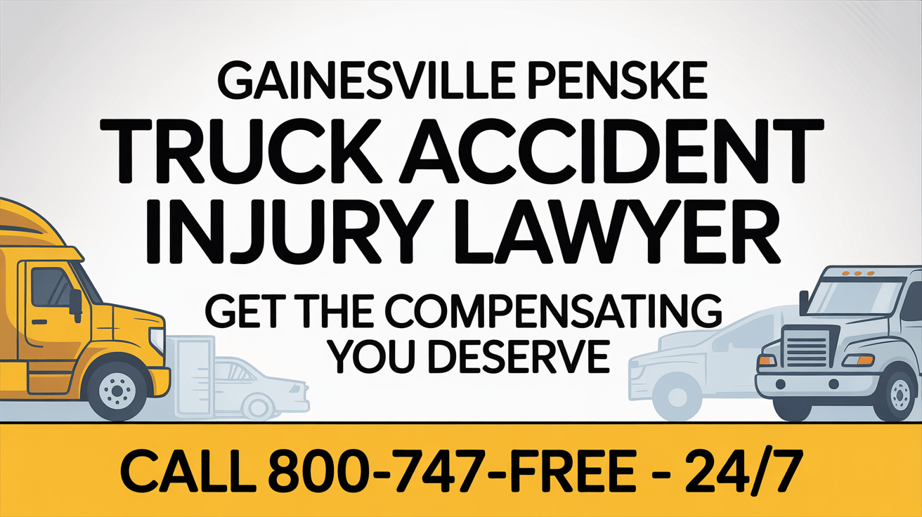 Abogado de Lesiones por Accidente de Camión Penske en Gainesville