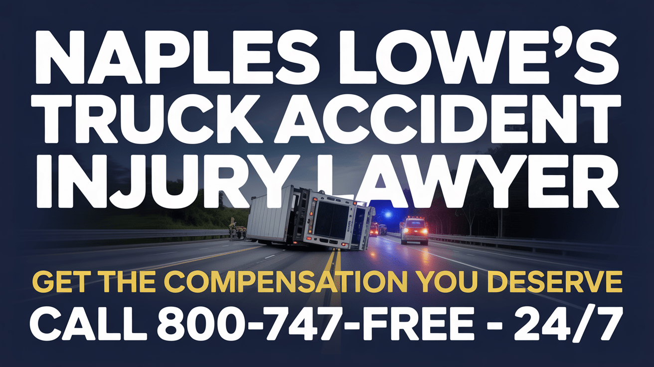 Abogado de Lesiones por Accidentes de Camiones de Lowe's en Naples