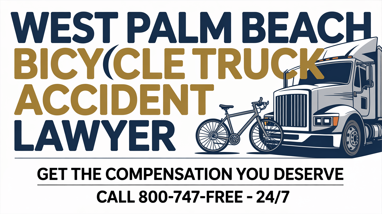Abogado de Lesiones por Accidente de Camión de Bicicleta en West Palm Beach