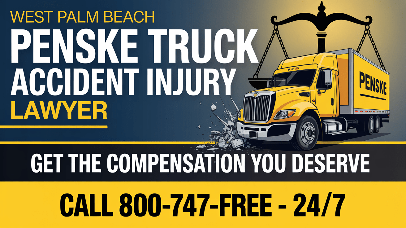 Abogado de lesiones por accidente de camión Penske en West Palm Beach