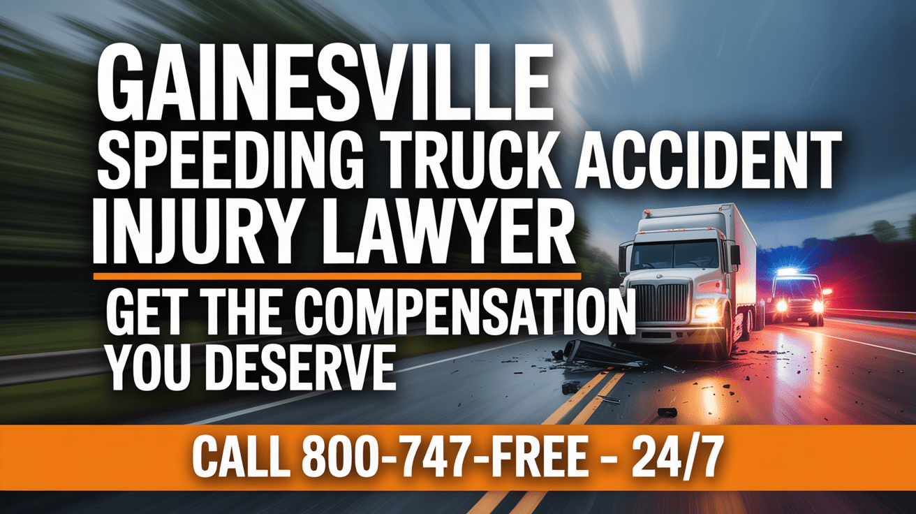 Abogado de lesiones por accidente de camión en Gainesville