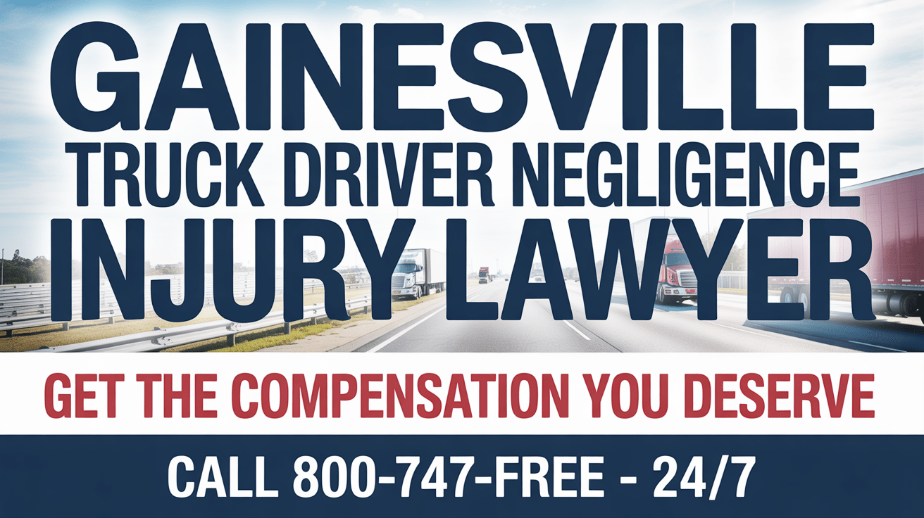 Abogado de Lesiones por Negligencia de Conductor de Camión en Gainesville