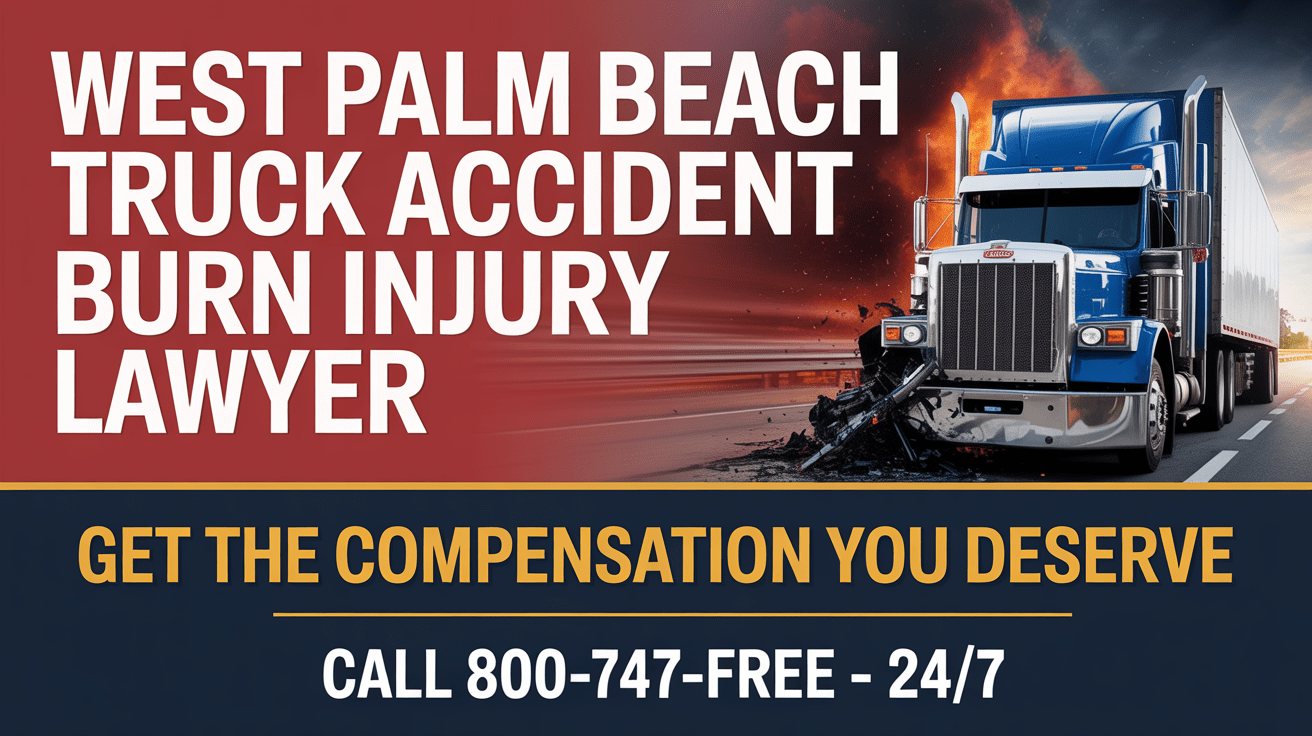 Abogado de Lesiones por Quemaduras en Accidentes de Camiones en West Palm Beach