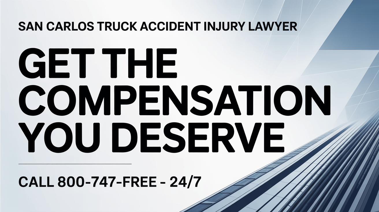 San Carlos Truck Accident Injury Lawyer