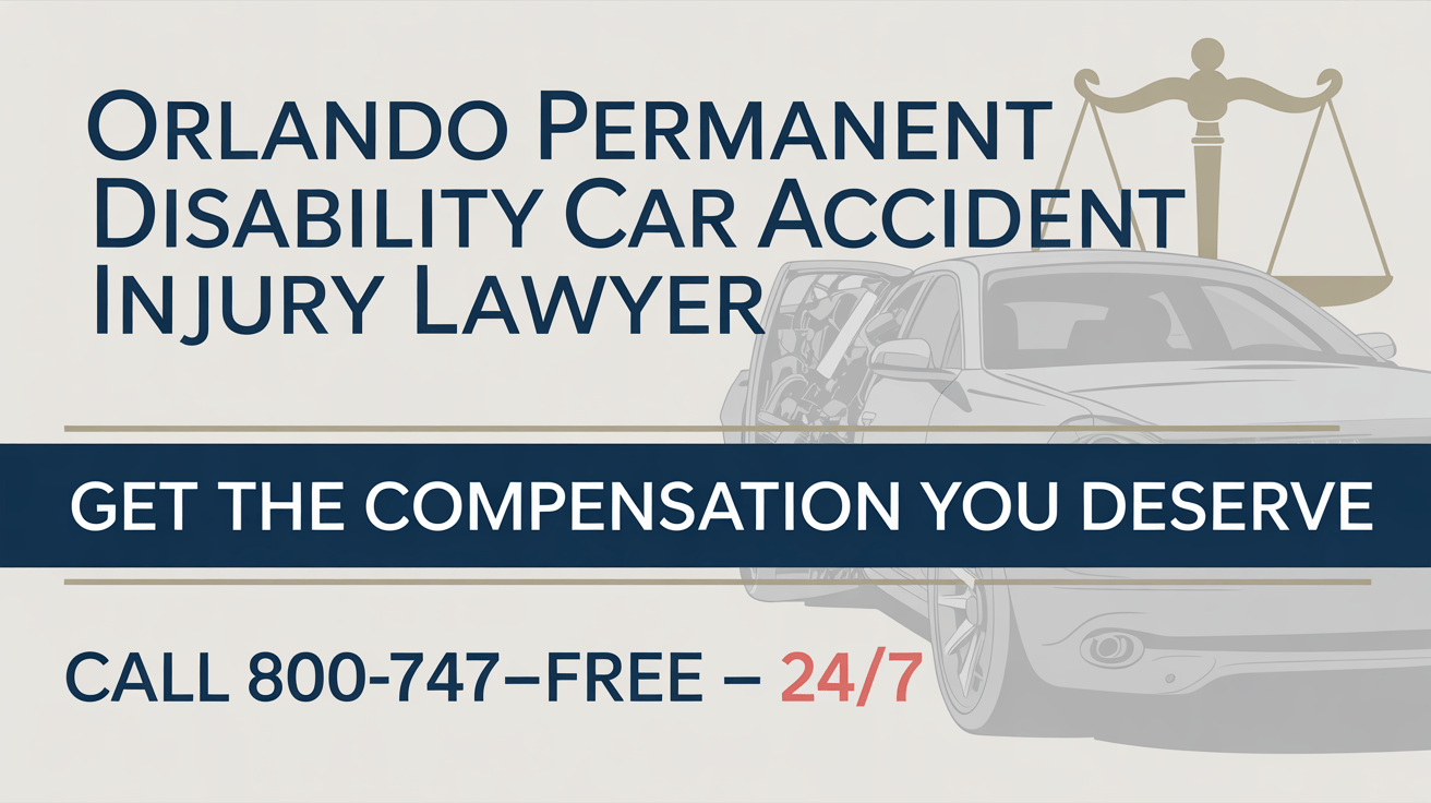 Abogado de lesiones por accidente de automóvil con discapacidad permanente en Orlando