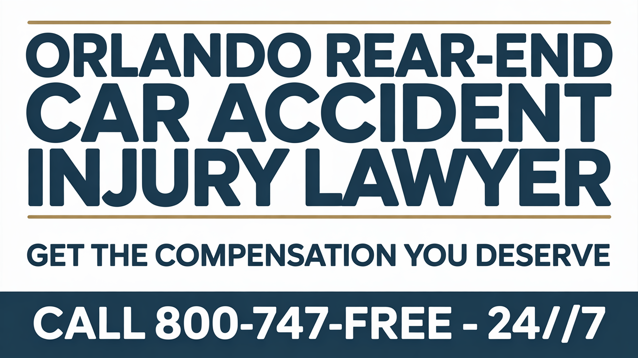 Orlando Rear-End Car Accident Injury Lawyer