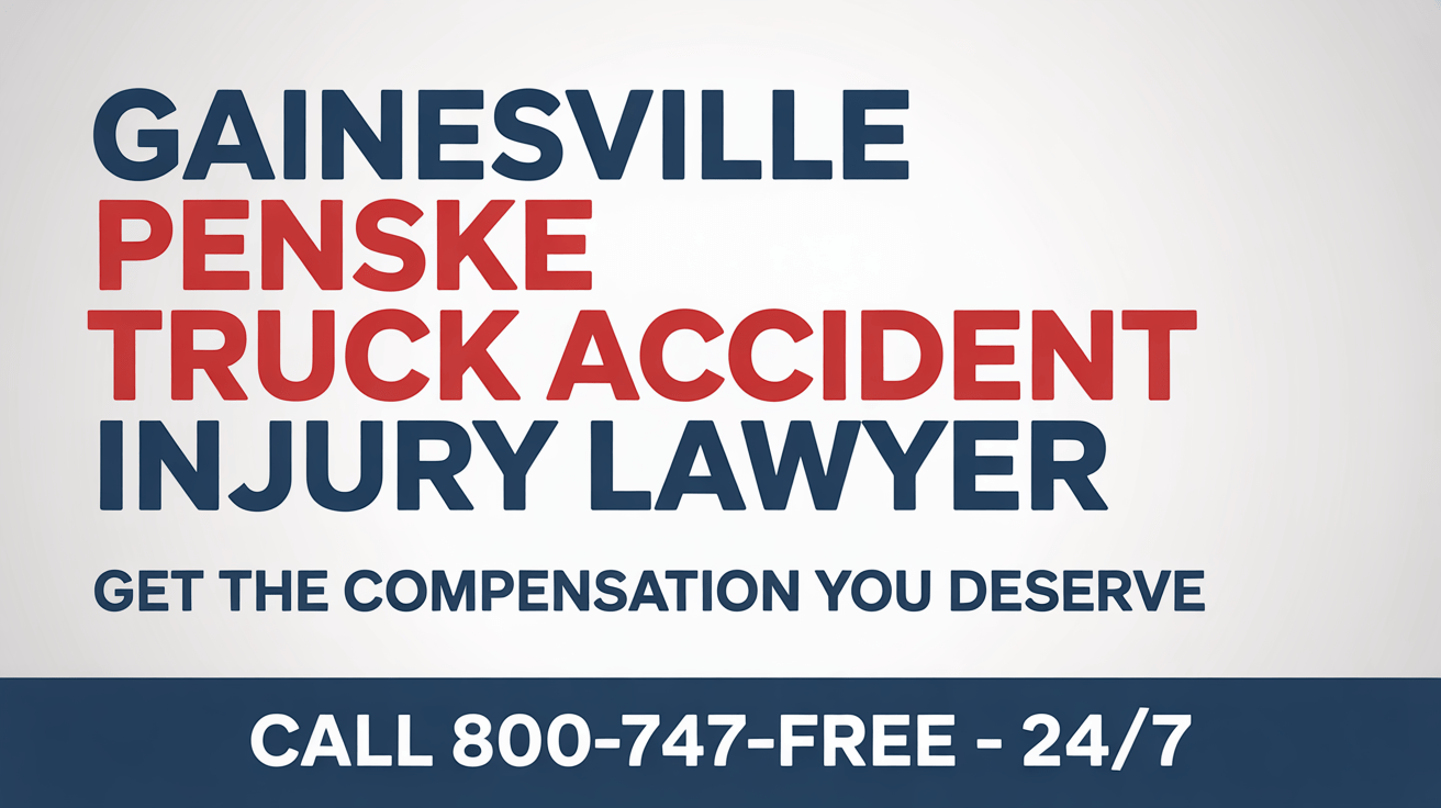 Abogado de Lesiones por Accidentes de Camiones Penske en Gainesville
