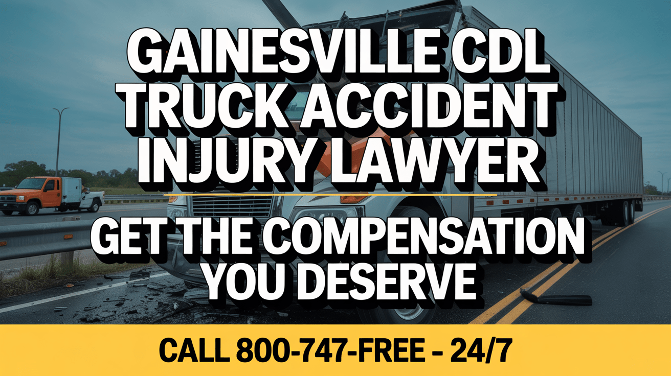 Gainesville CDL Truck Accident Injury Lawyer
