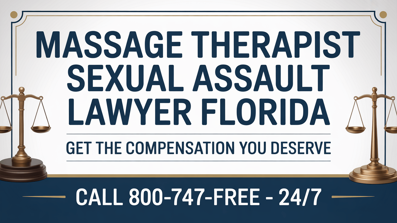 Abogado de agresión sexual de terapeuta de masaje en Florida