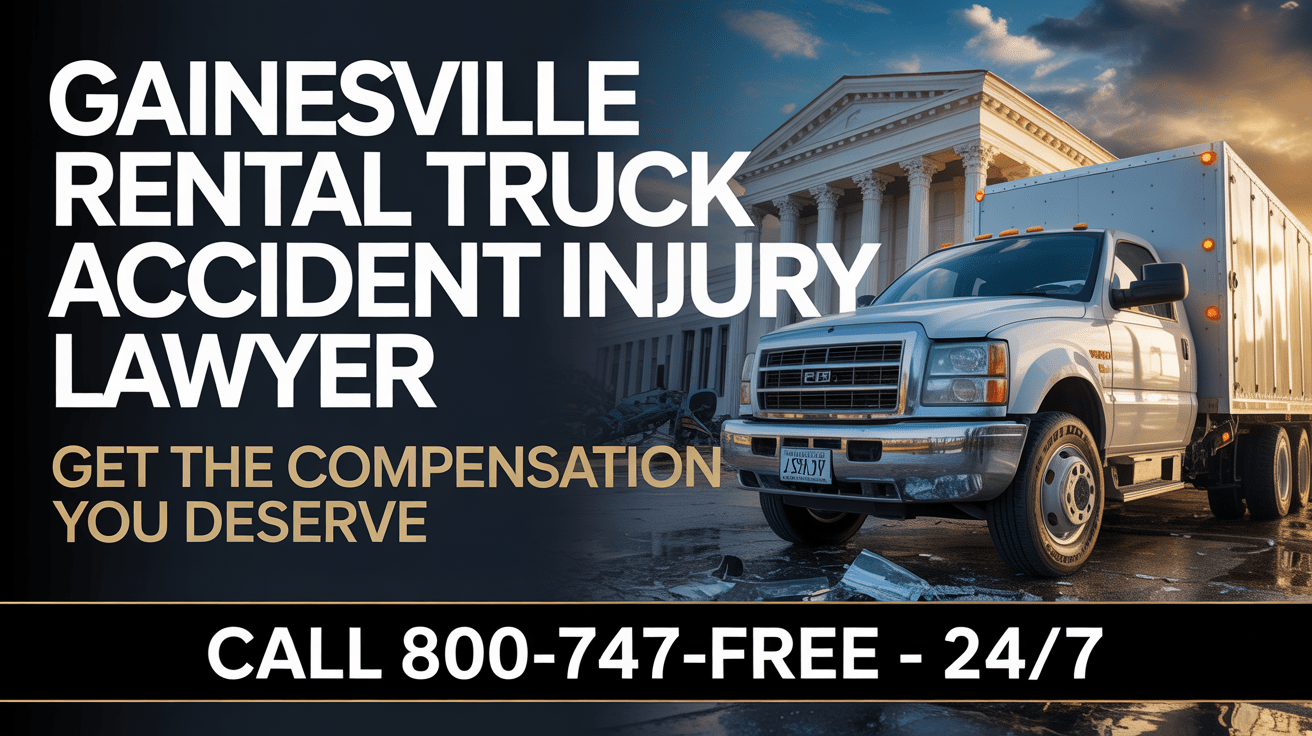 Abogado de lesiones por accidente de camión de alquiler en Gainesville