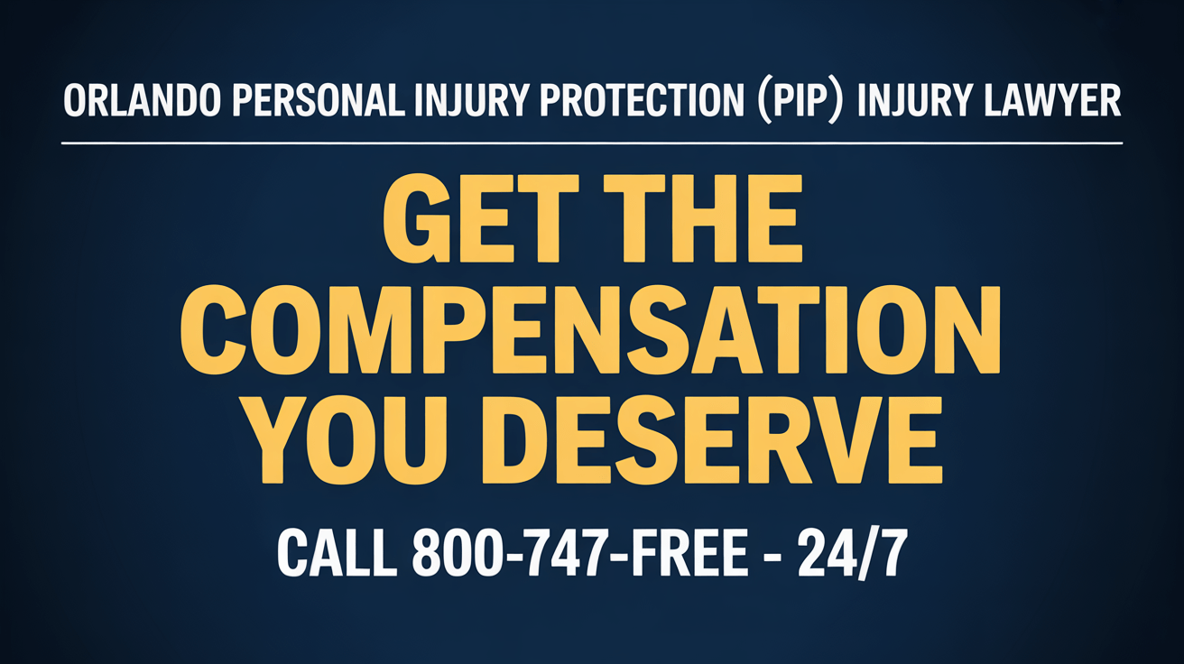 Orlando Personal Injury Protection (PIP) Injury Lawyer