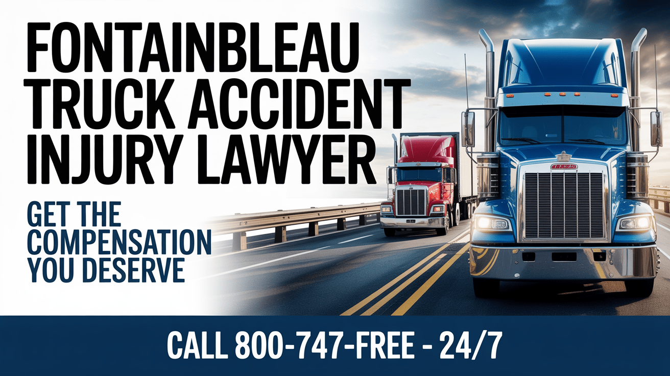 Fontainbleau Truck Accident Injury Lawyer