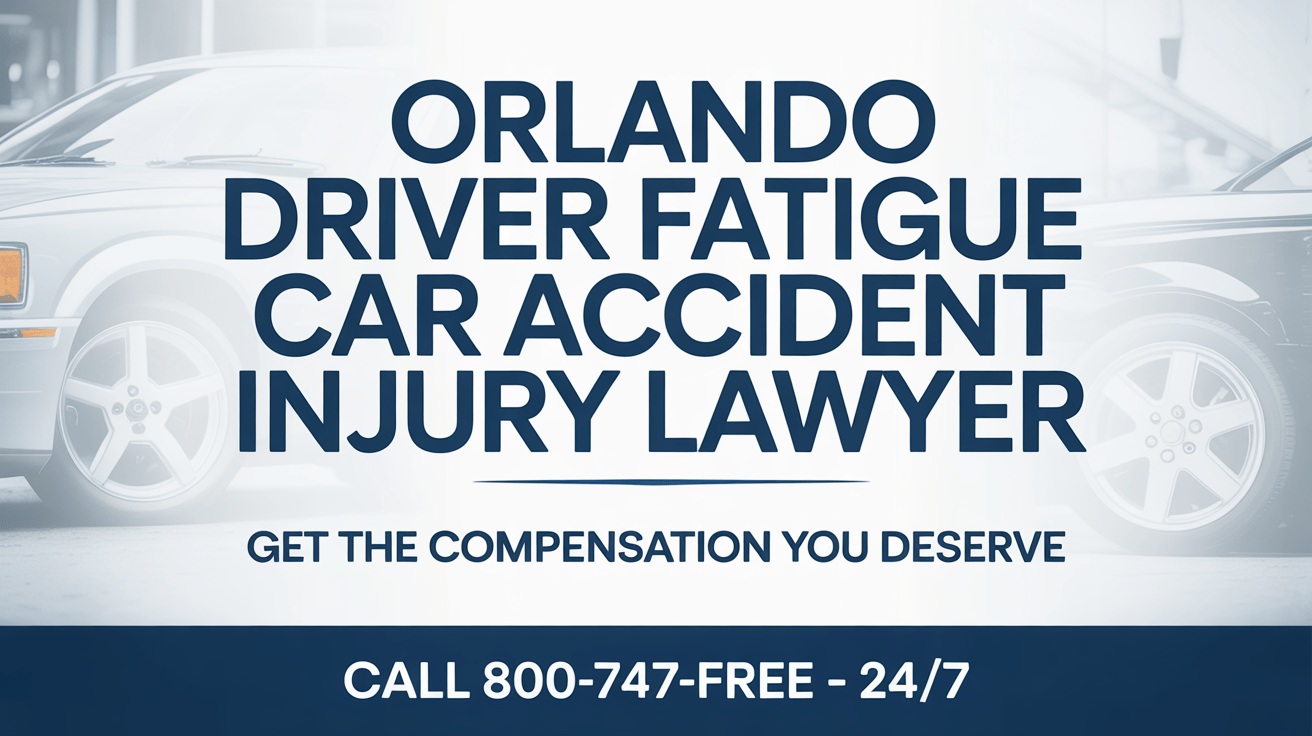 Orlando Driver Fatigue Car Accident Injury Lawyer