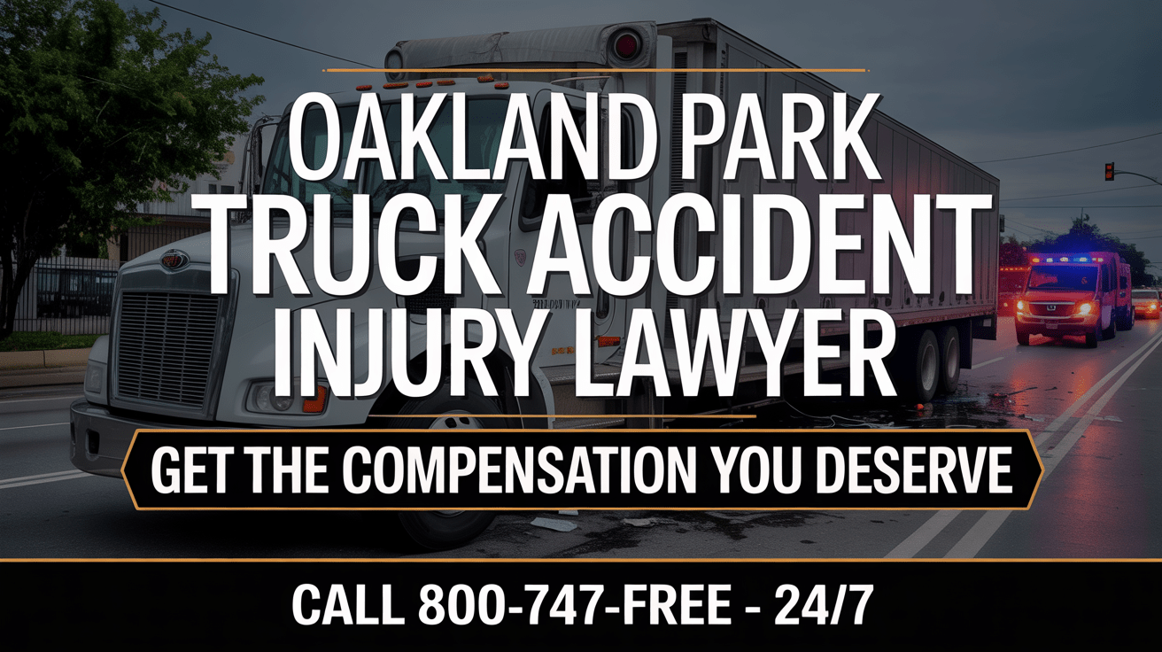 Abogado de Lesiones por Accidentes de Camiones en Oakland Park