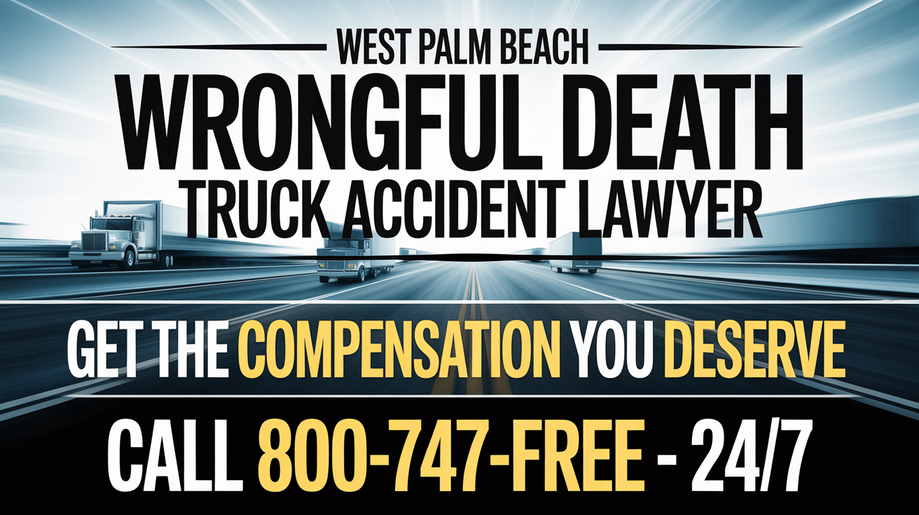 West Palm Beach Wrongful Death Truck Accident Lawyer