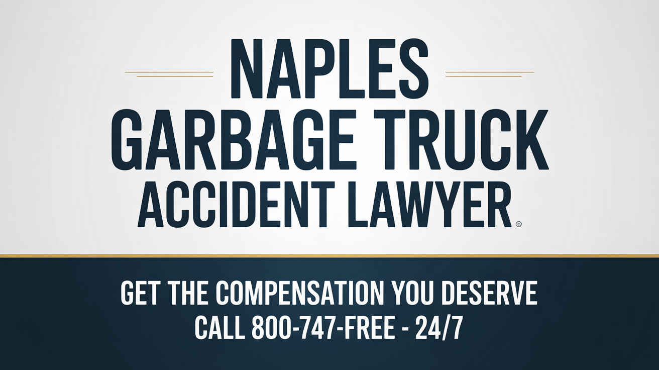 Naples Garbage Truck Accident Injury Lawyer