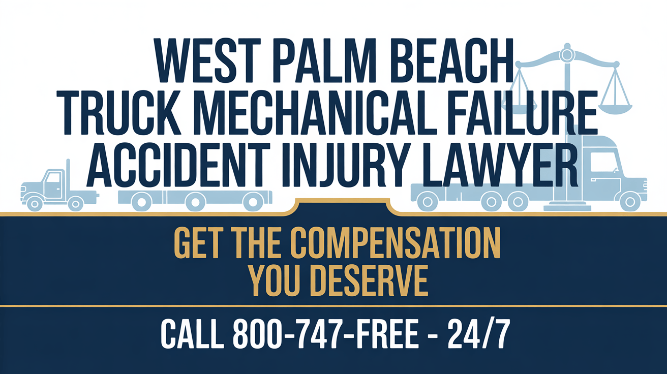 Abogado de Lesiones por Fallo Mecánico de Camión en West Palm Beach
