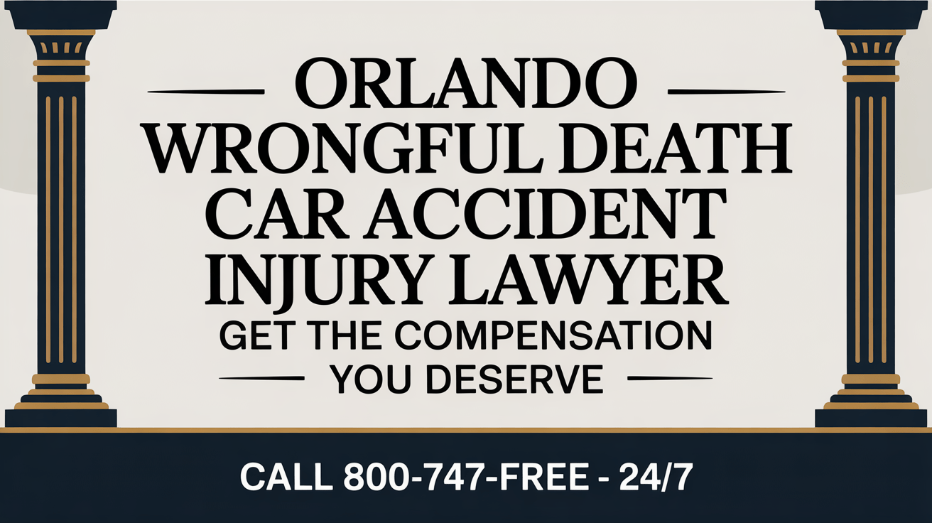 Abogado de lesiones por accidente de automóvil y muerte por negligencia en Orlando