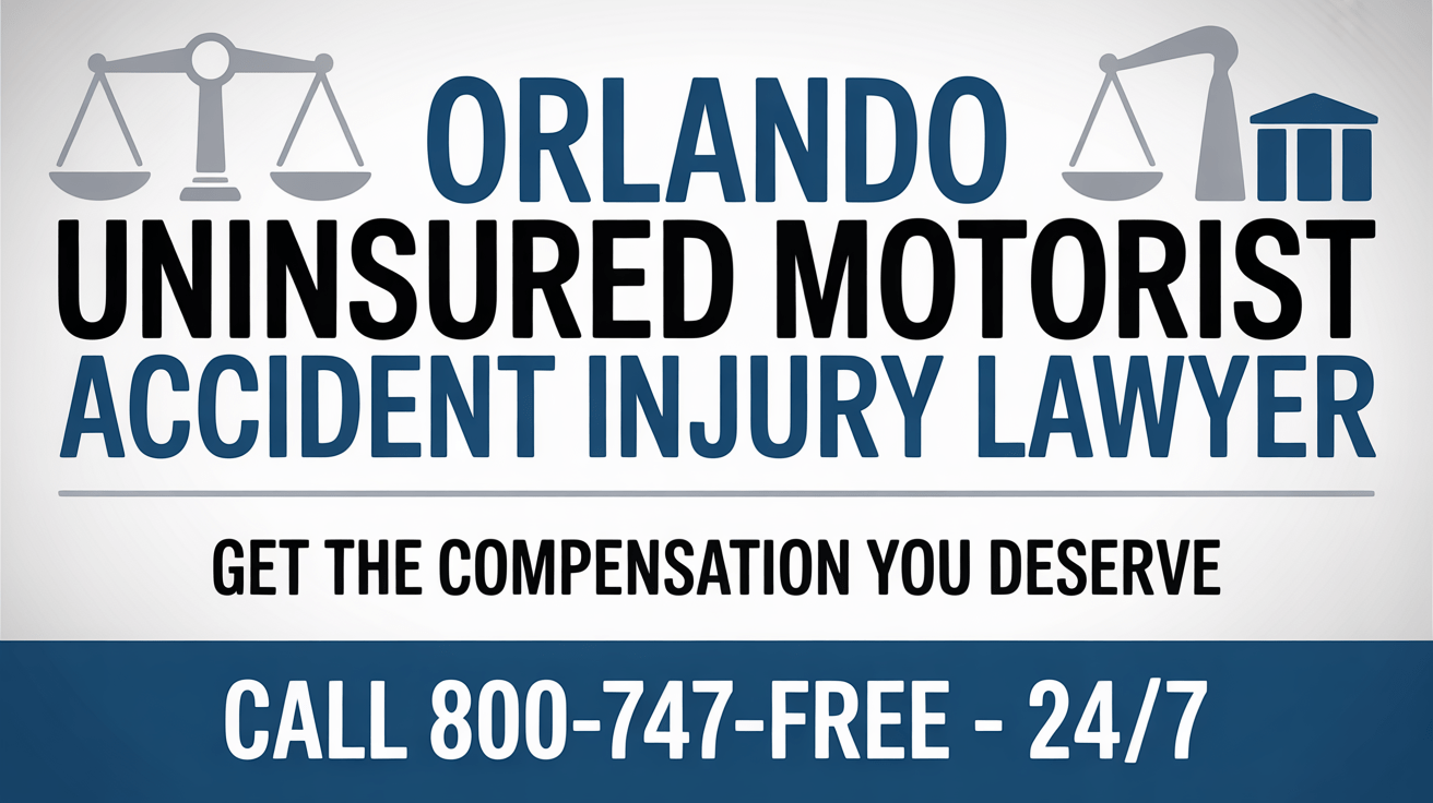 Abogado de lesiones por accidente de conductor sin seguro en Orlando