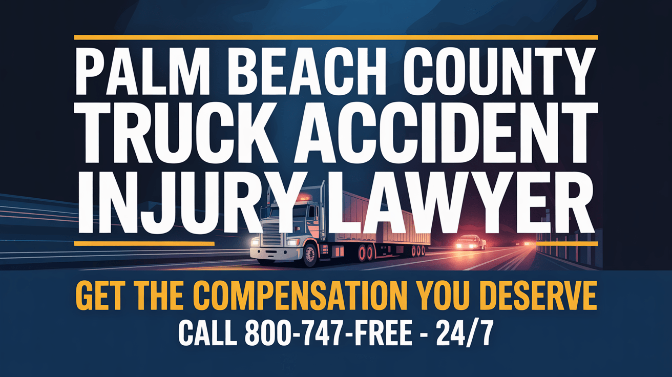Palm Beach County Truck Accident Injury Lawyer