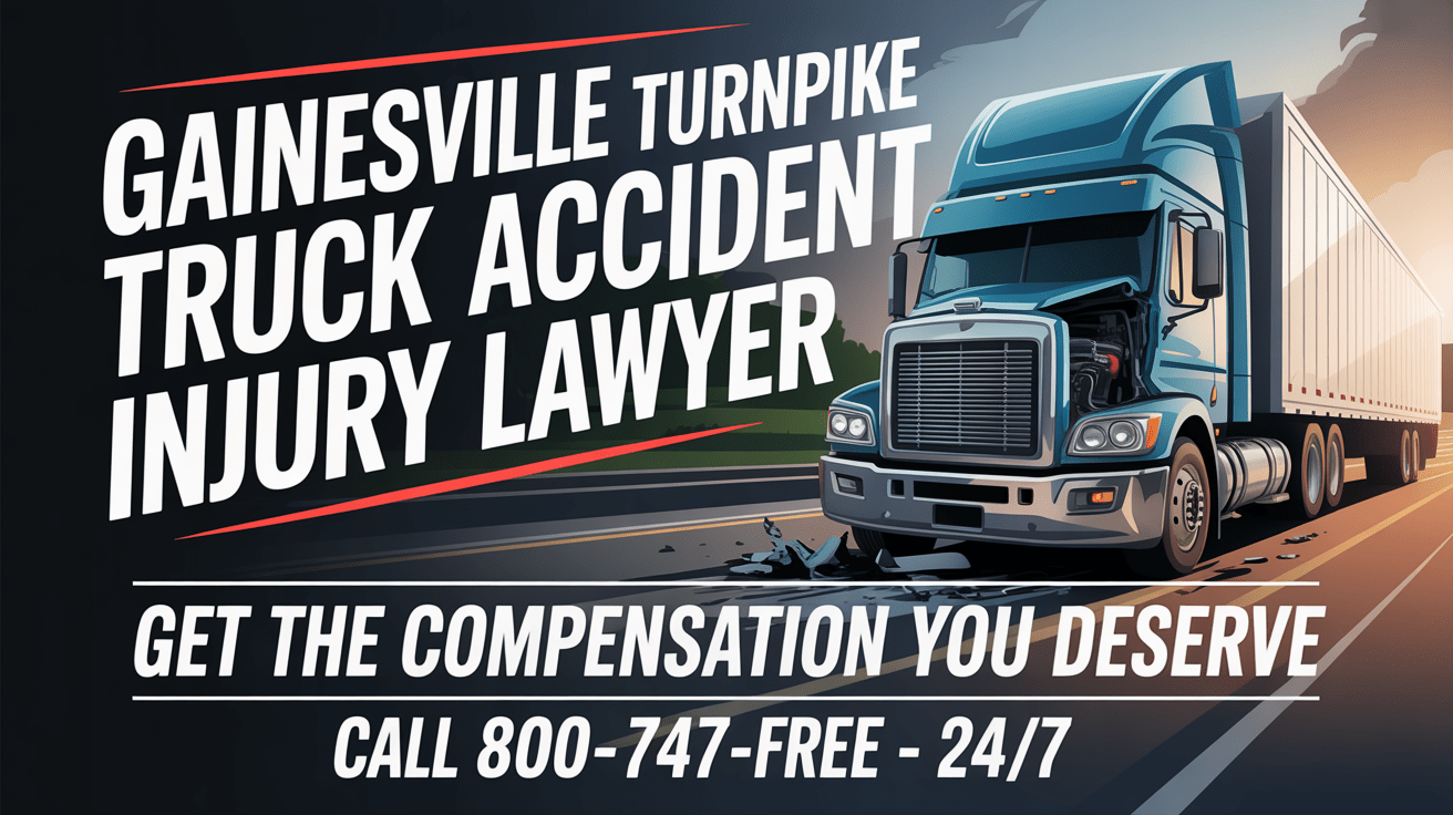 Abogado de lesiones por accidente de camión de Gainesville Turnpike