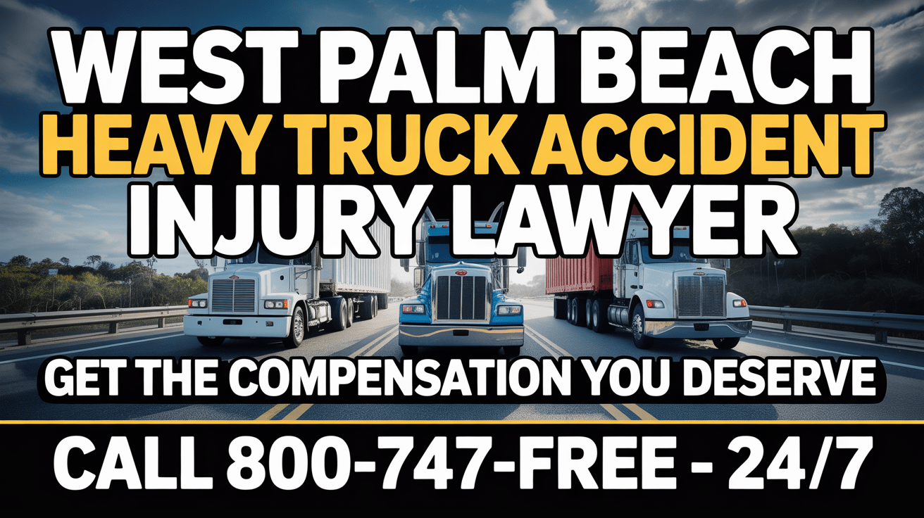 Abogado de Lesiones por Accidentes de Camiones Pesados en West Palm Beach
