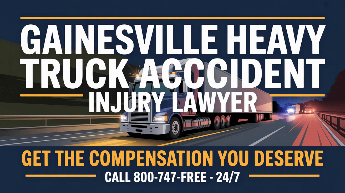 Abogado de Lesiones por Accidentes de Camiones Pesados en Gainesville