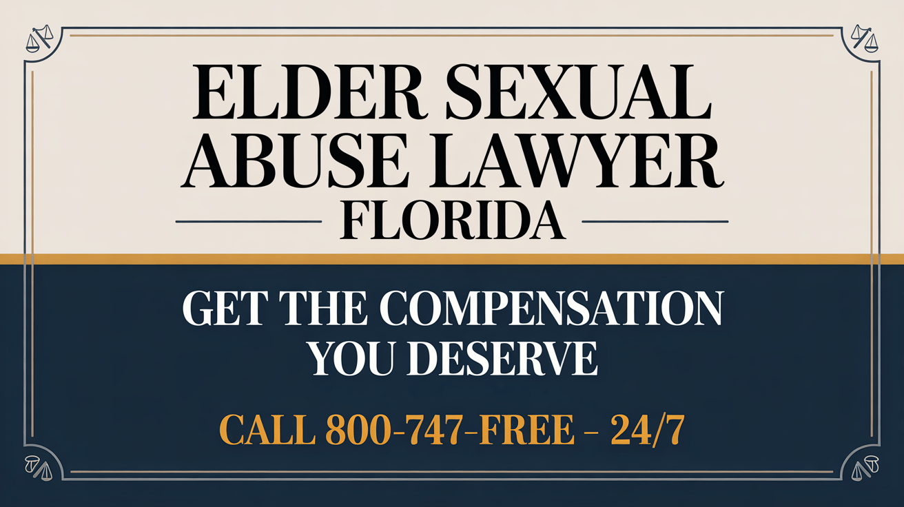 Abogado de abuso sexual a personas mayores en Florida