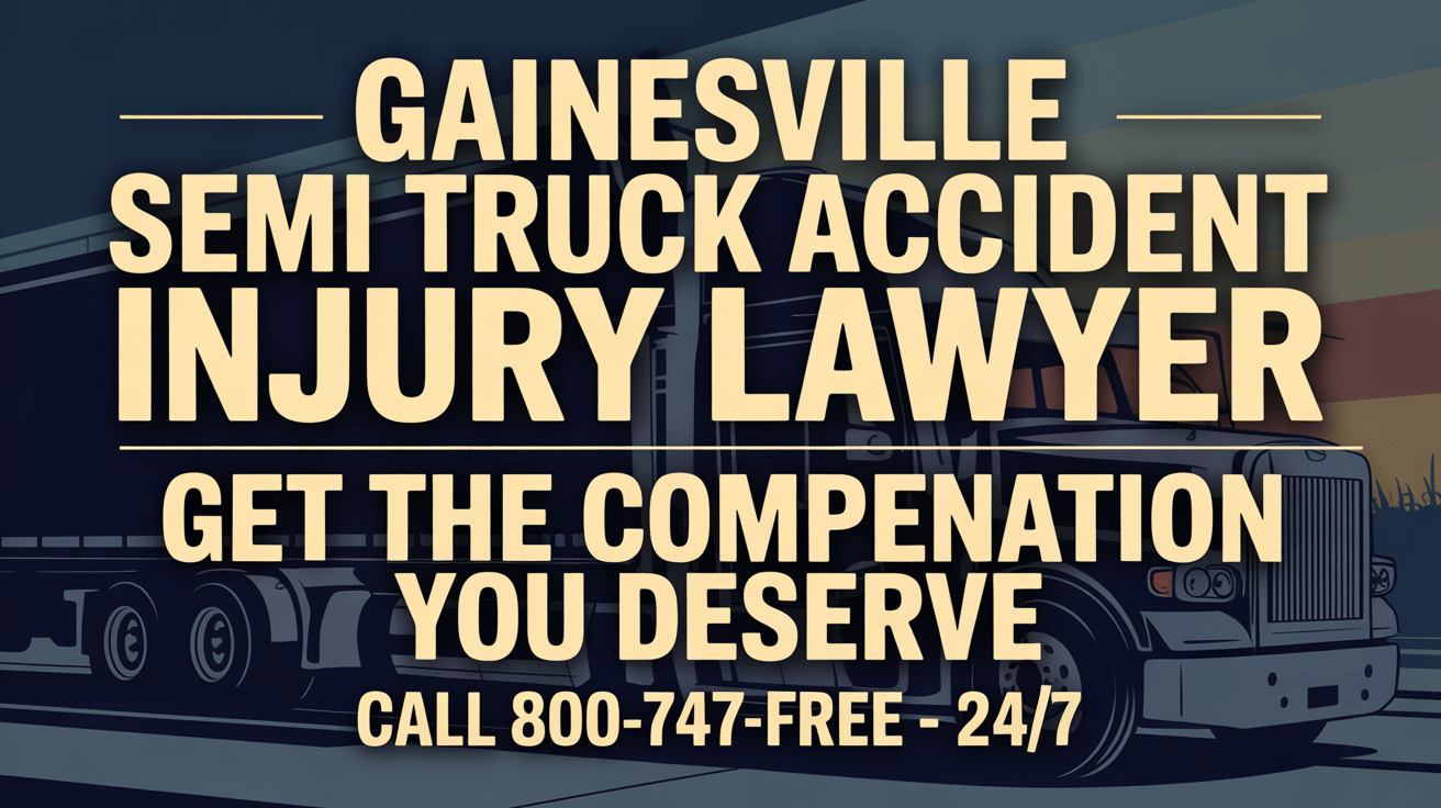 Gainesville Semi Truck Accident Injury Lawyer