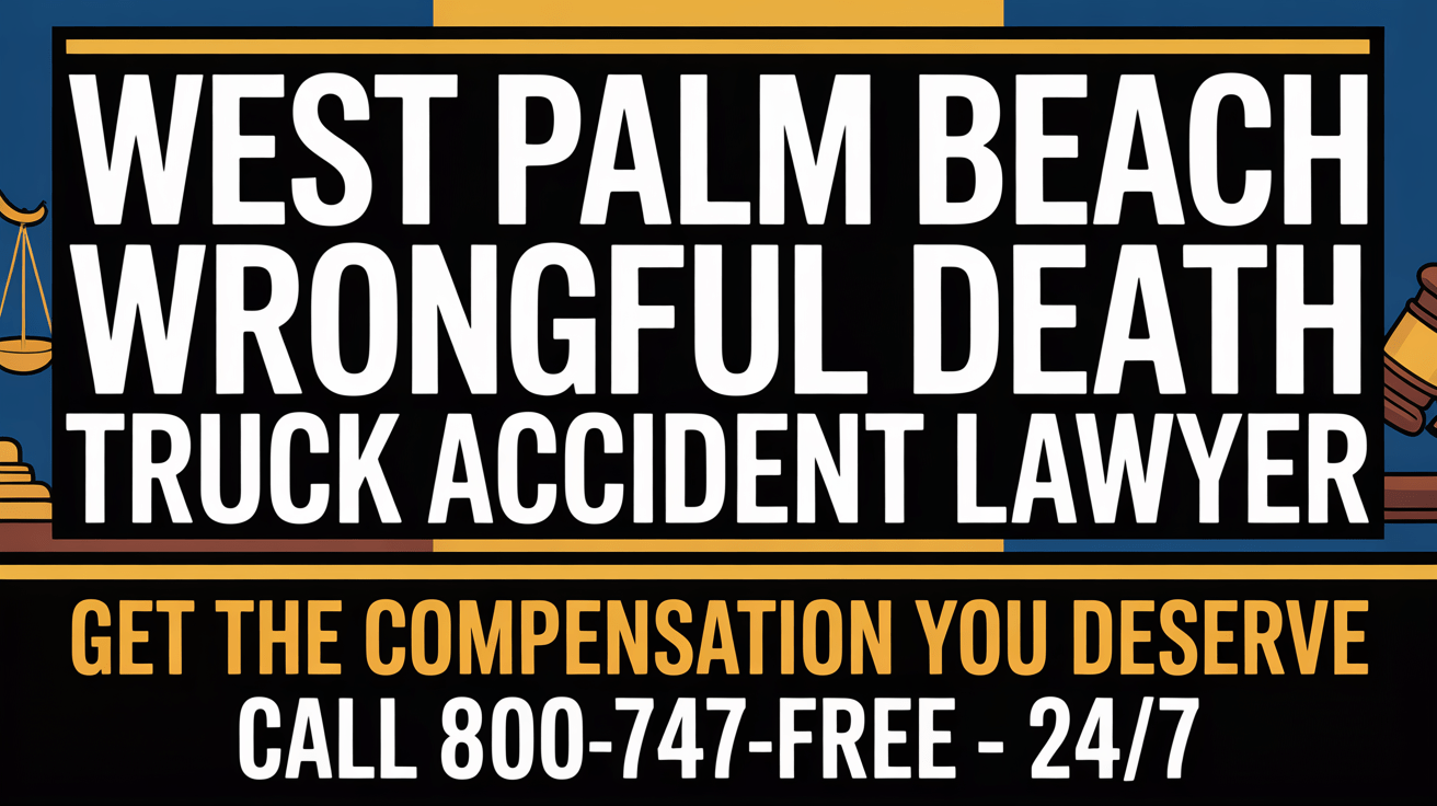 West Palm Beach Wrongful Death Truck Accident Lawyer