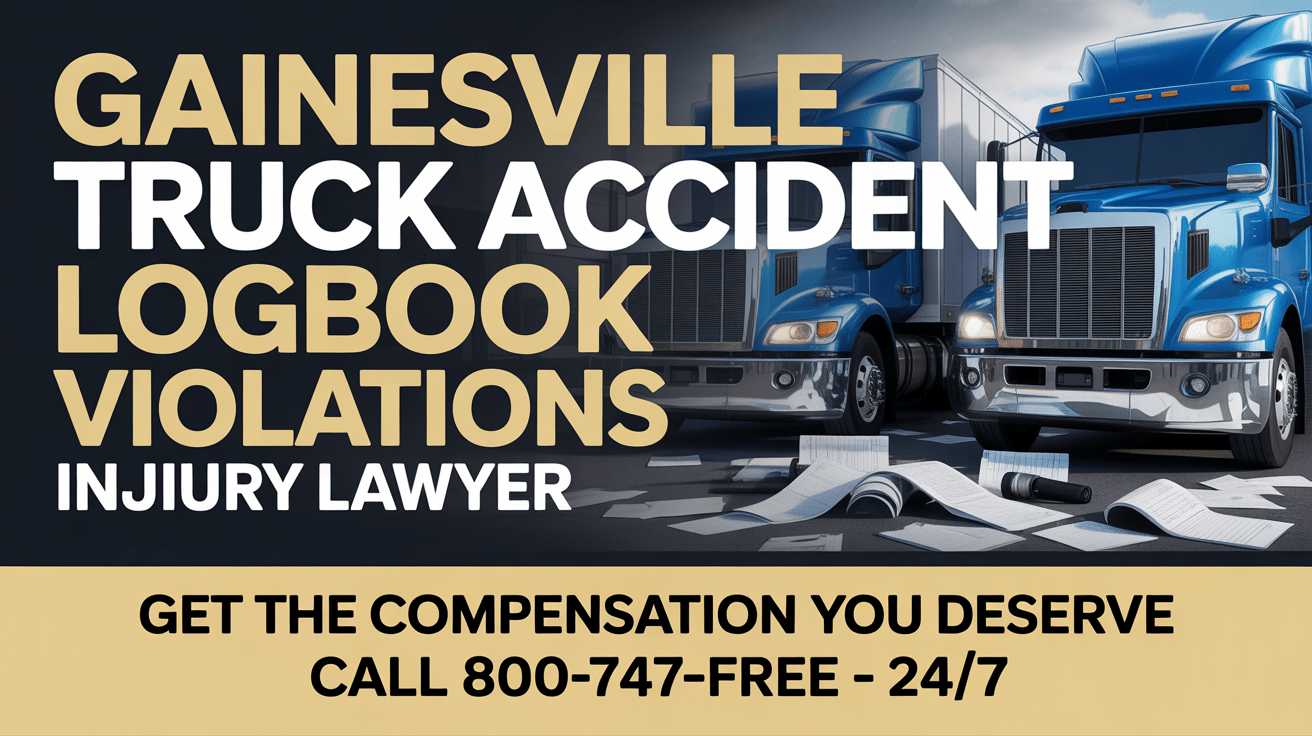 Abogado de Lesiones por Violaciones del Libro de Registro en Accidentes de Camión en Gainesville