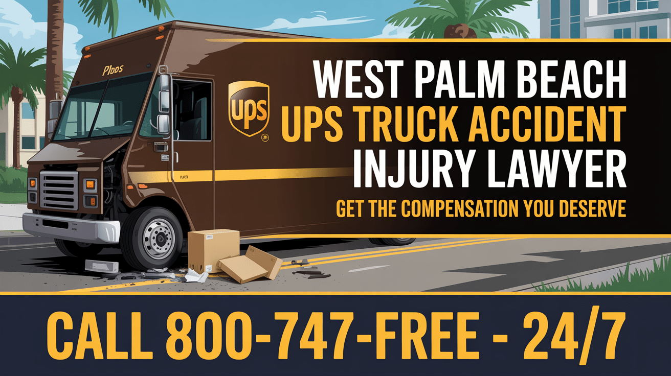 Abogado de Lesiones por Accidentes de Camiones de UPS en West Palm Beach