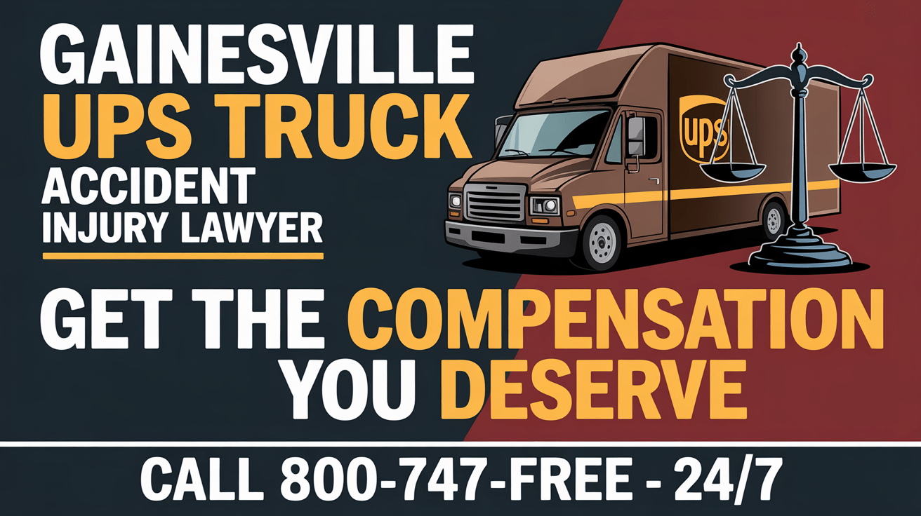 Abogado de Lesiones por Accidentes de Camiones de UPS en Gainesville